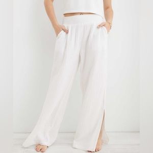 Aerie Flowy Pool to Party Wide Leg Pant